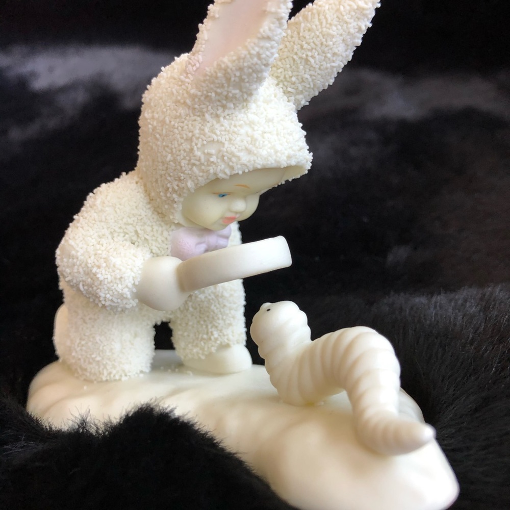Snowbunnies Cute As A Bug Easter figurine.